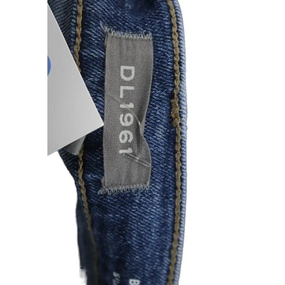 DL1961 Girls Cotton Brady Slim Fit Distressed Medium Wash Jeans Blue Size 16